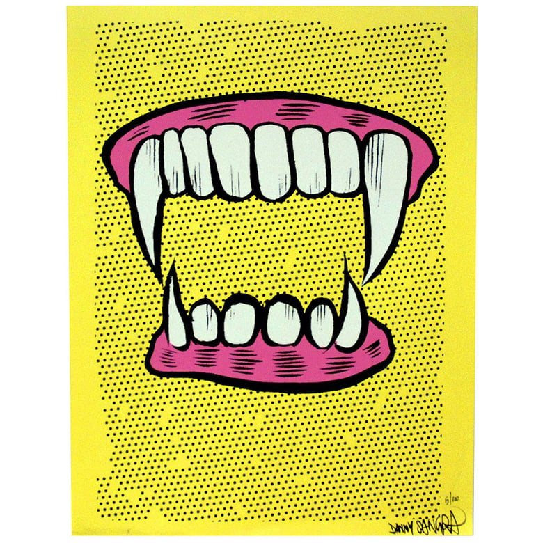 Image of Danny Sangra - Teef - Limited edition screen print