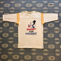 Image 1 of 1980s Snoopy For President Sz L 