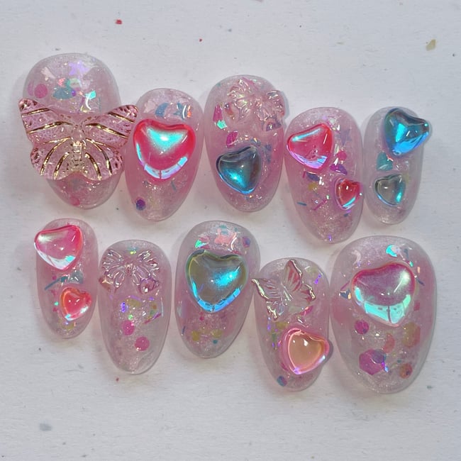 "Faerie Dust" Short Round, 24pcs