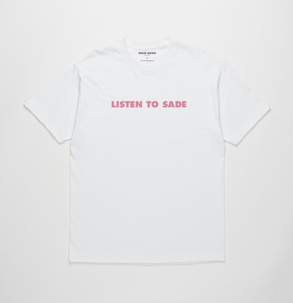 Image of Listen to Sade tee (White)