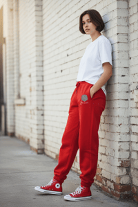Image 2 of Get Use 2 It Jogger Pants (Red)