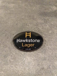 Hawkstone Lager Oval Fish Eye Beer Tap Lens
