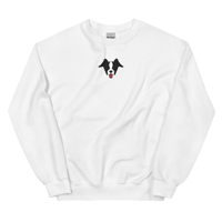 Image 3 of Embroidered Happy Pickledog Unisex Sweatshirt