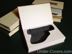 Image of Handgun Shaped Stash Box/Book with Felt Lining