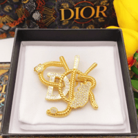 Image 1 of Gold Tone-Dior Brooch