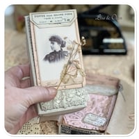 Image 8 of Replica DMC French Thread box full of vintage lace samples