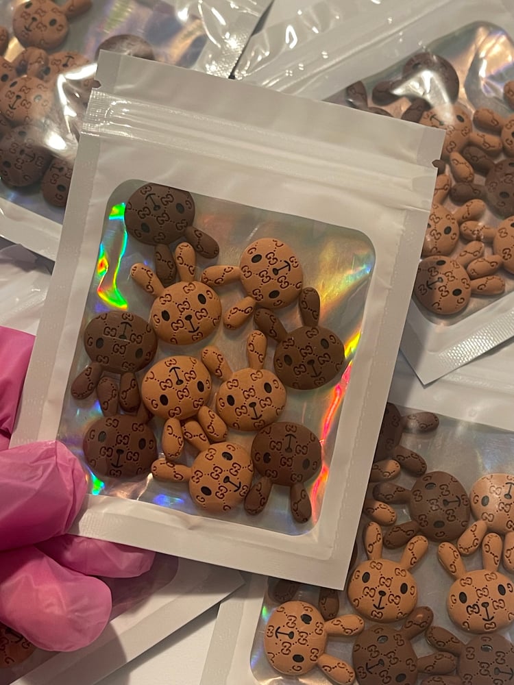 Image of MULTI BROWN GG BUNNIES 