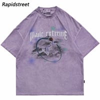 Image 1 of Made Extreme robot girl oversized t-shirt 