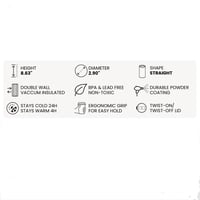 Image 4 of [PREORDER] Tumbler - Gloss finish engraved RAINBOW