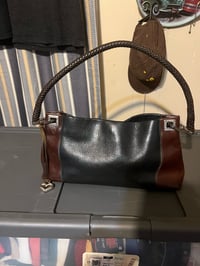 Image 10 of Brighton Black and Brown Leather Purse