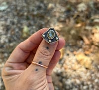 Image 3 of Labradorite shield ring 