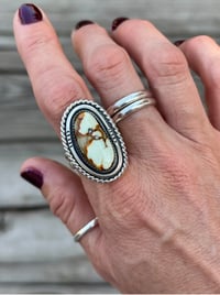 Image 1 of Aloe Variscite Ring 
