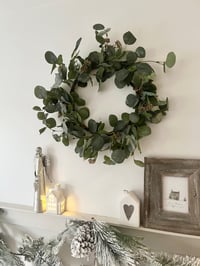 Image 2 of Glitter Eucalyptus Wreath
