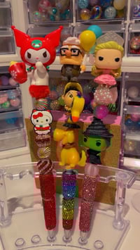 Image 1 of Custom Stacked Characters Bling Pens