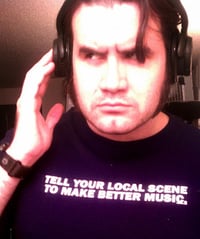Image 3 of "Tell Your Local Scene To Make Better Music" shirt