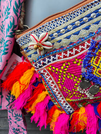 Image 4 of Rainbow Shake your tassels- Bag- clutch or cross body/shoulder -pinks