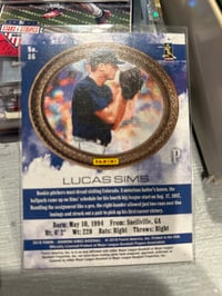 Image 2 of lucas sims rc panini no 86