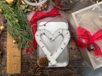 Image 2 of Spun Cotton Birch Candy Cane Ornament