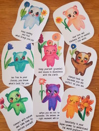 Image 1 of Little reminders - cute bear stickers 