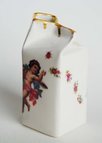Image 3 of Drippy Gold & Cherubs Milk Jug