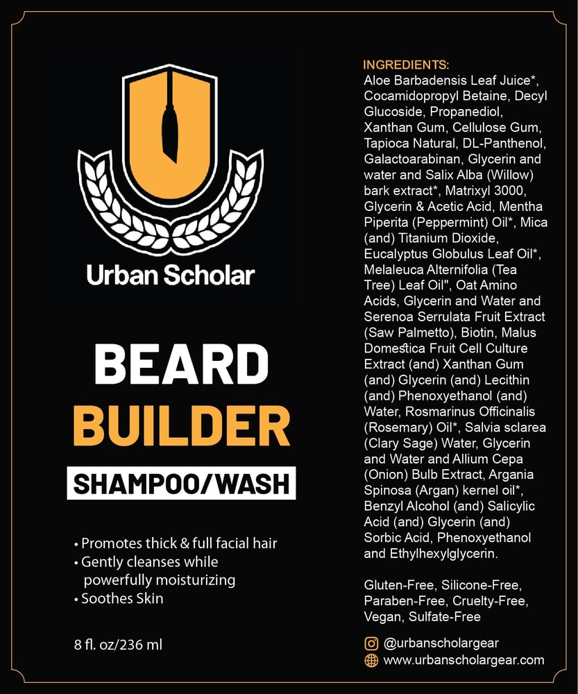 Image of Urban Scholar Beard Builder Shampoo 