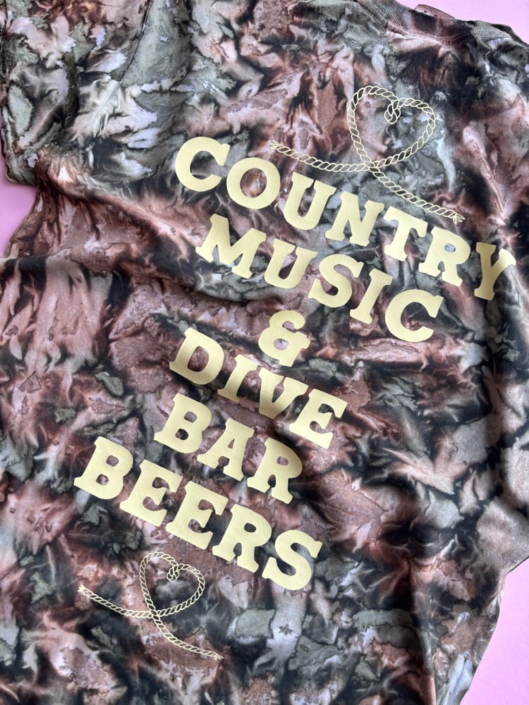 Image of camo dive bar baby tshirt LIMITED