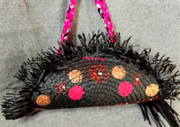 Image 2 of Black recycled place mat purse