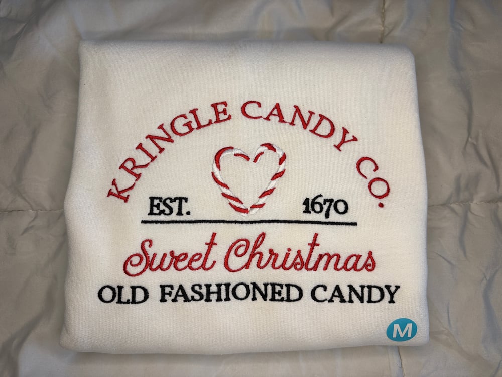 Image of Medium Candy Cane Hearts 