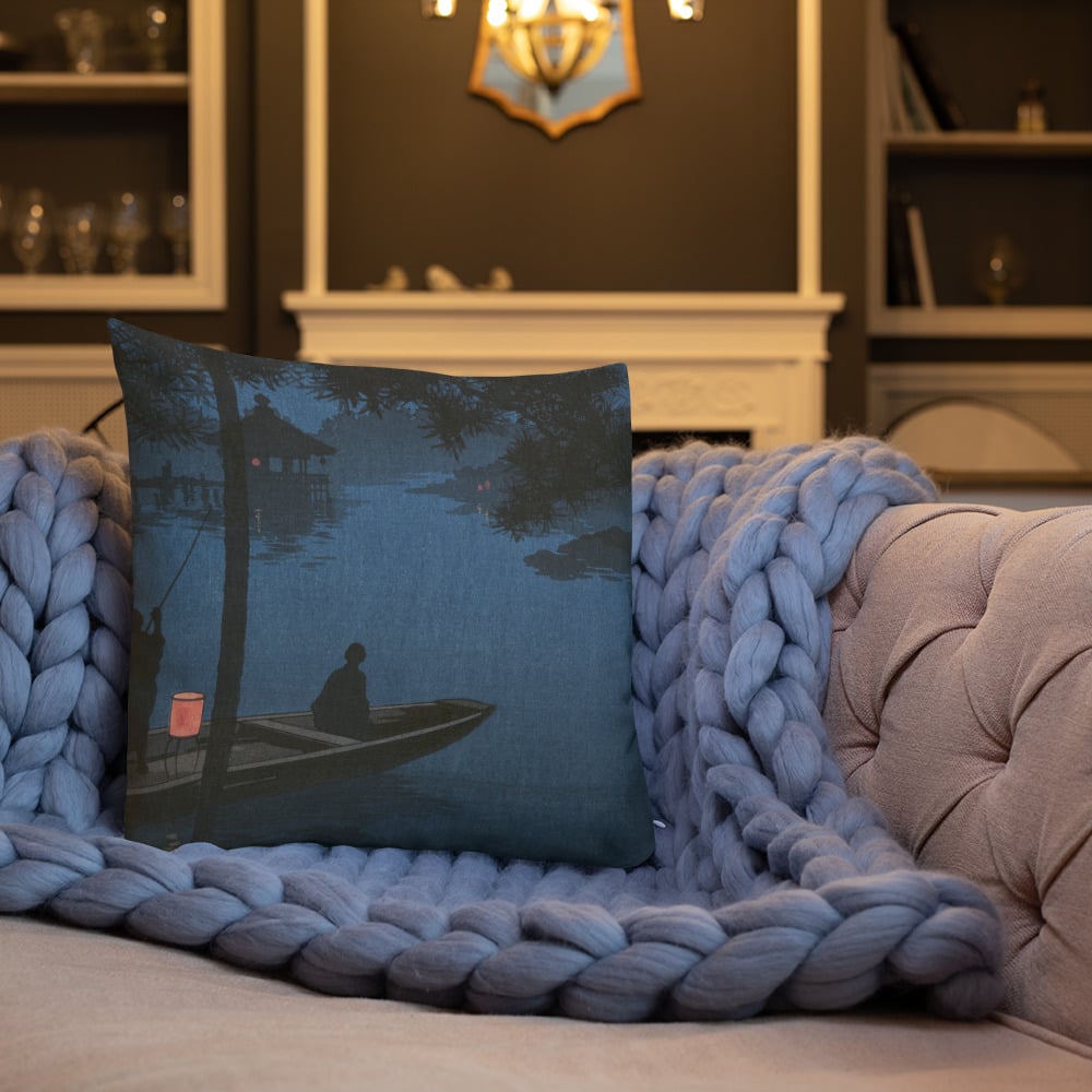 Shubi pine at Night - Premium Cushion / Pillow