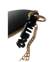 Image 2 of PURSE BLACK & GOLD BALLBAG