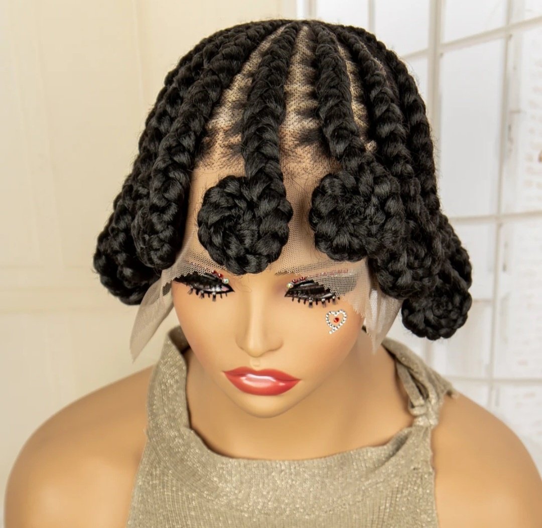 Image of Full lace wig african style