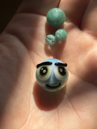Moonstone over Silver Aqua Kawaii Set