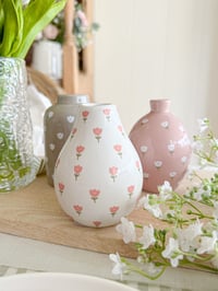 Image 1 of Floral Garden Bud Vases ( Set of 3 )