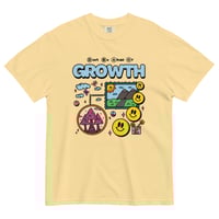 Image 2 of "Growth" Unisex garment-dyed heavyweight t-shirt