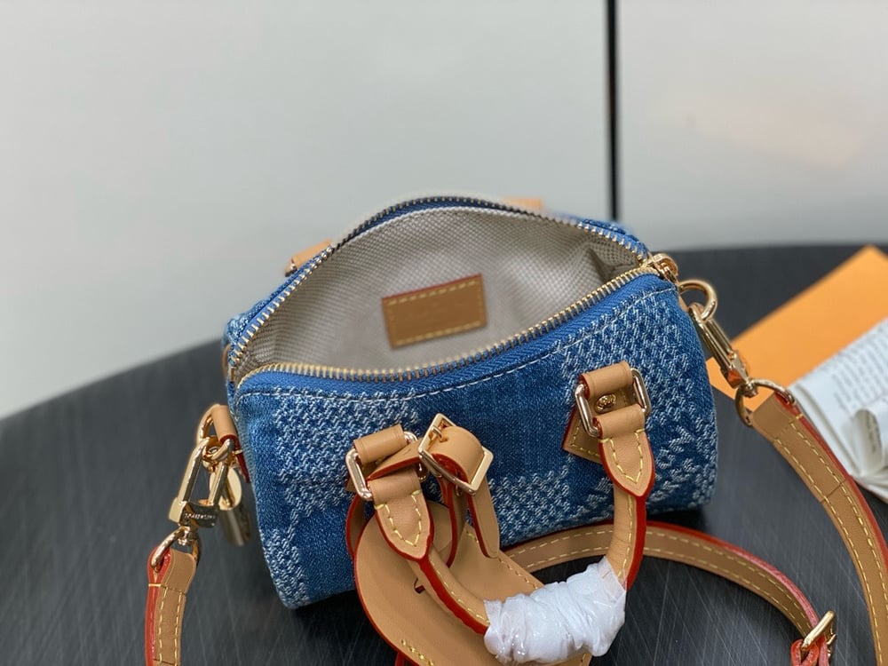 LV Denim Speedy