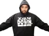 hb x clique; you ain't down hoodie (black)