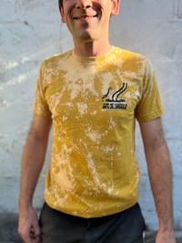 Image 4 of Penny Portal Tee - Mustard Bleach Dye