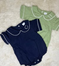 Summer Piping Romper