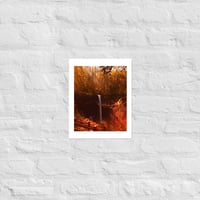Photo paper poster - Orange Waterfall 
