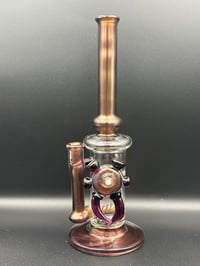 Image 4 of Gold amethyst over electrum mini stemline straight tube
