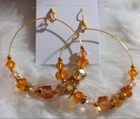 Image 2 of Brown Hoops(memory wire)