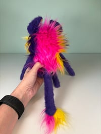 Image 9 of Weighted Small Happy Monster Embroidered