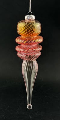 Gold and silver fume ornament #3