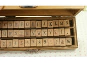 Image of Stamp Set - alphabet, number & grammar