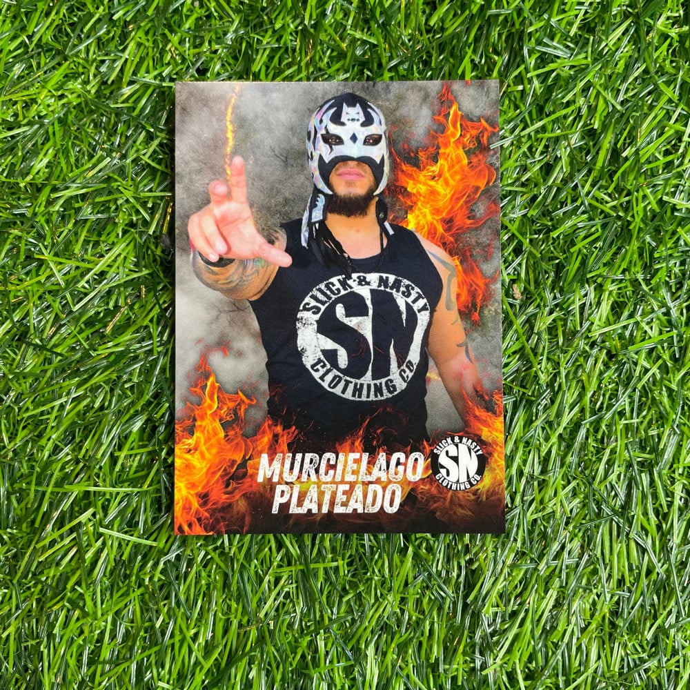 Image of Murcielago Plateado Trading Card Slick & Nasty Collection