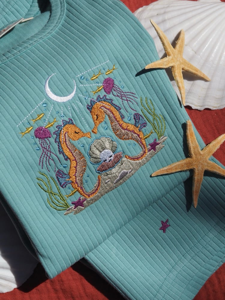 Image of Belle & Bee Collaboration - Seaglass short sleeve tshirt