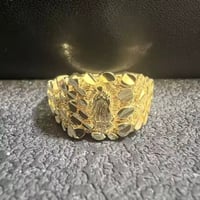 Image 17 of 14k Gold Plated Nugget Rings