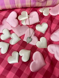 Image 1 of Collana con cuore brillanti