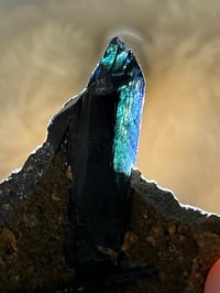 Image 3 of Vivianite & Ludlamite on Matrix Specimen |Brazil #2860