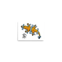 Image 3 of "Bananagator" matte fine art print
